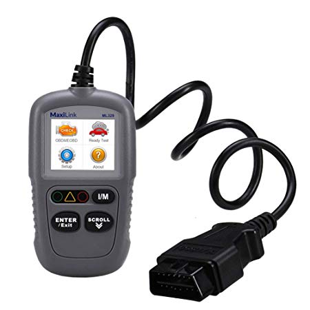 Autel ML329 ML329 MaxiLink ML329 Code Reader (Advanced Version of The AL319) with One-Click I/M Readiness Key and AutoVIN Function Car Scanner-Gray