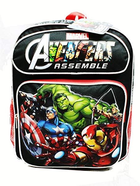 Medium Backpack - Marvel - Avengers - Black 14"