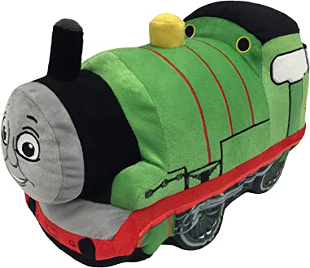 Thomas and Friends Plush Stuffed Percy Pillow Buddy - Kids Super Soft Polyester Microfiber, 15 inch (Official Mattel Product)