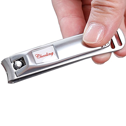 Chooling Toenail Clipper with Build-in File - Sharpest Stainless Steel Big Nail Clipper - Quality Nail Cutter - Perfect Nail Trimmer for Men & Women - Great Gift …
