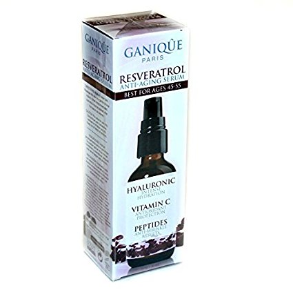 Ganique Paris Resveratrol Anti-Aging Serum, 1 oz / 30 ml