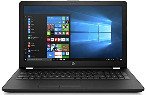 HP 15-bs675tx 15.6 inch HD Laptop (7th Gen i3-7020U/4GB DDR4/1TB HDD/Win 10/Fast Charge/AMD Radeon 2GB Graphics) Sparkling Black
