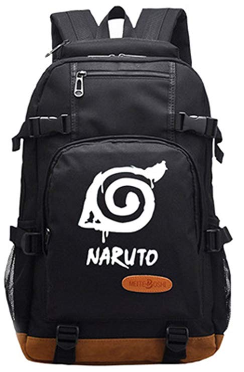 Gumstyle Naruto Luminous School Bag College Backpack Bookbags Student Laptop Bags