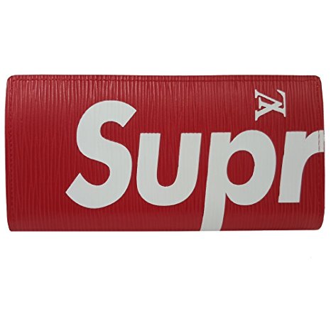 Supreme & LV Wallet Ladies / Men's Purse Red