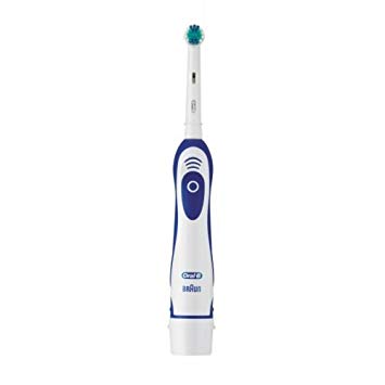 Braun oral b advanced power 400 battery operated toothbrush oscillating cup shaped brush head water