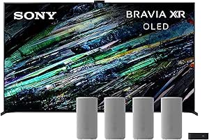 Sony 65 Inch BRAVIA XR A95L QD-OLED 4K HDR Google TV HT-A9 7.1.4ch Home Theater Speaker System