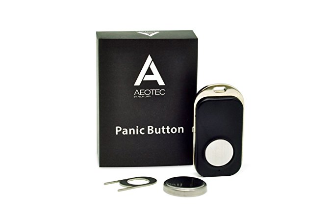 Aeotec Panic Button, Z-Wave One Button Remote Control, Scene Trigger