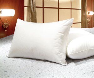 Set of Two - Standard Size White Goose Feather and Goose Down Pillows - 20 x 28 - 31Oz - 210 TC - Exclusively by Blowout Bedding RN# 142035