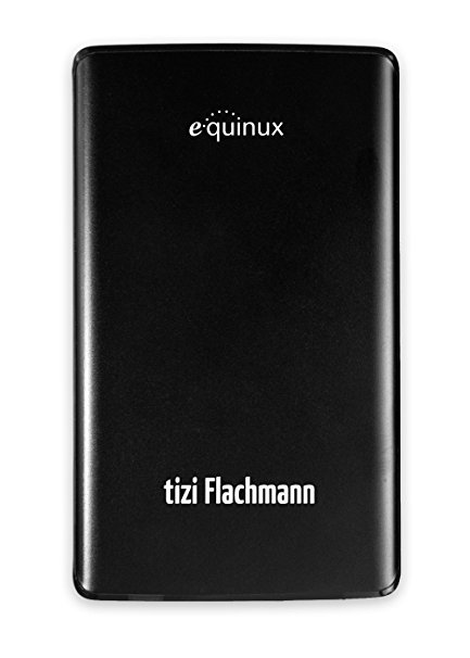 equinux tizi Flachmann (tizi Flask) - Ultra-flat and compact, German engineered portable battery backup