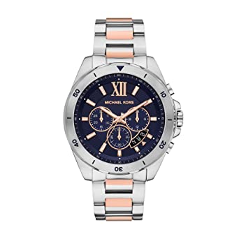 Michael Kors Brecken Analog Blue Dial Men's Watch-MK9065