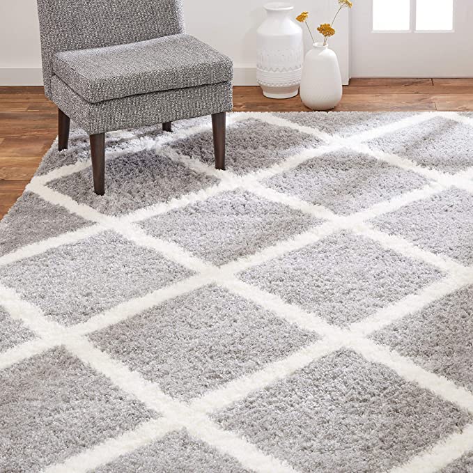 Home Dynamix CARMELA 1 Rug, 7'10"x10'2" Rectangle, Gray-Ivory