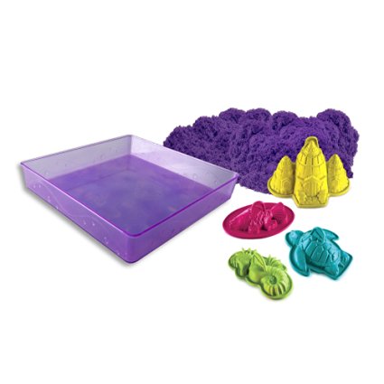 Kinetic Sand - Sandbox & Molds Activity Set (Colors Vary)