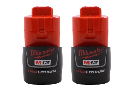 Milwaukee (2-pack) 48-11-2401 M12 RED Li-Ion Battery Packs