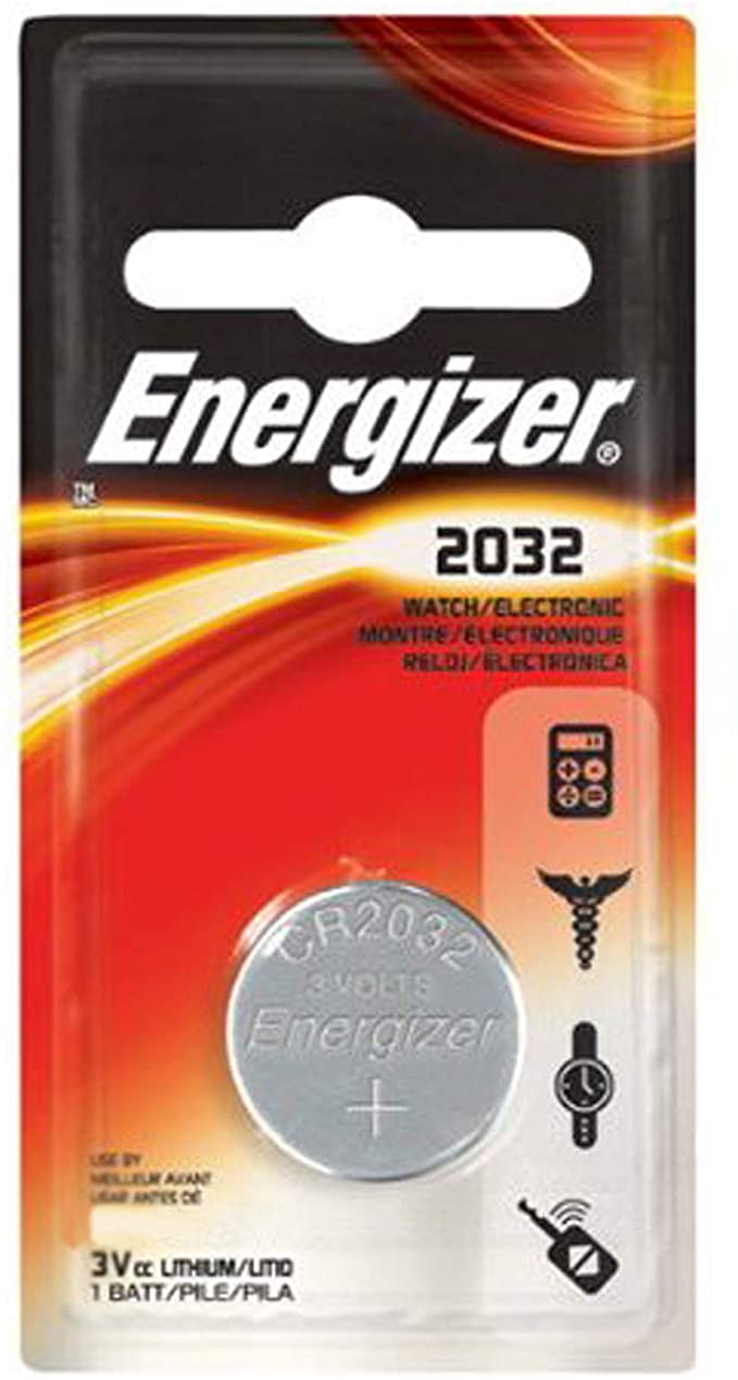 Energizer ECR2032 3V Lithium Coin Cell Battery Replaces CR2032