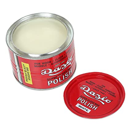Dazlo Floor & Furniture Wax Polish (400g) - White/Neutral - For Furniture, Floor, Wood, Marble, Granite, Mosaic, Terrazzo, Oxide Floor, Chalk Paint, Enameled Lacquered Surface & Unglazed Tile