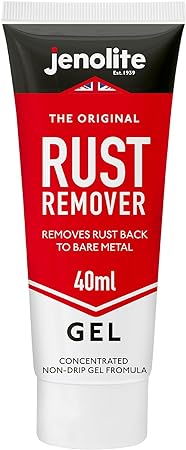 JENOLITE Original Rust Remover Naval Jelly | Concerntrated Rust Destroying Treatment | Removes Rust Back to Bare Metal | 40g (1.3 fl oz)