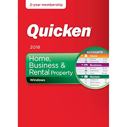 Quicken Home, Business & Rental Property 2018 Release – 24-Month Personal Finance & Budgeting Membership