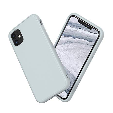 RhinoShield Case for iPhone 11 SolidSuit - Shock Absorbent Slim Design Protective Cover with Premium Matte Finish 3.5M/11ft Drop Protection - Classic Cloud Gray
