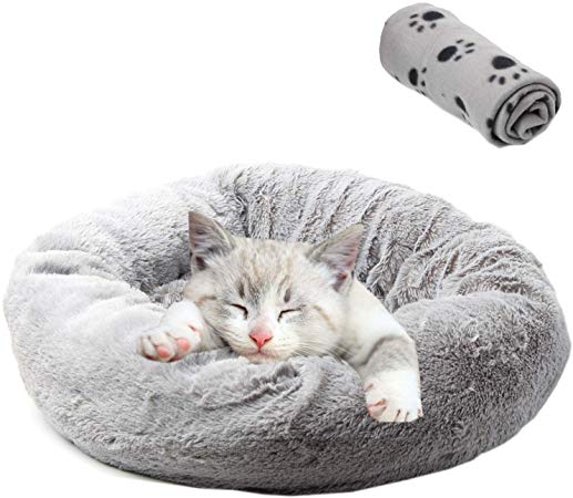 Yaayan Cat Cuddler Self-Warming Cat and Dog Bed Cushion for Joint-Relief and Improved Sleep Soft Pet Bed for Cats & Dogs, Small Dog