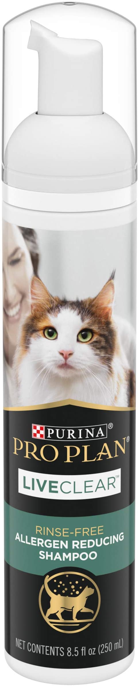 Purina Pro Plan LiveClear With Probiotics Allergen Reducing Adult Dry Cat Food & Cat Shampoo