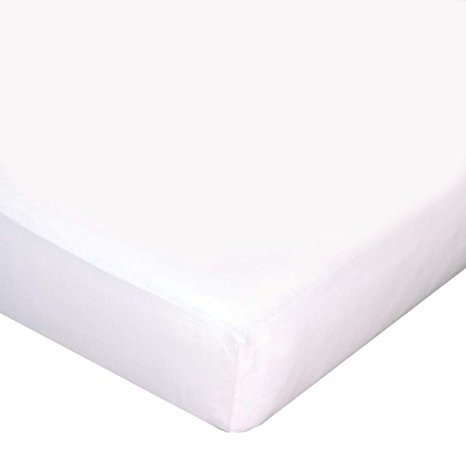 Carter's Cotton Sateen Fitted Crib Sheets - White