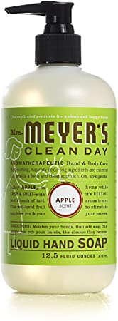 Mrs. Meyer's Clean Day Liquid Hand Soap, Apple, 12.5 Fluid Ounce