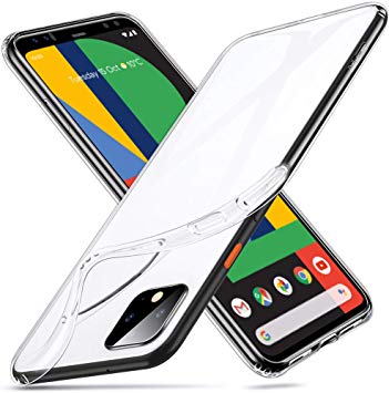 ESR Essential Zero Compatible for Pixel 4 Case, Slim Clear Soft TPU Cover with Cushioned Corners for The Google Pixel 4(2019 Release), Clear