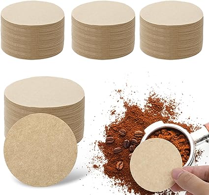 Sibba Replacement Paper Filter, 400 Count Round Paper Coffee Filters, Natural Unbleached Coffee Filter, Disposable Coffee & Tea Filter for Coffee Maker Machine