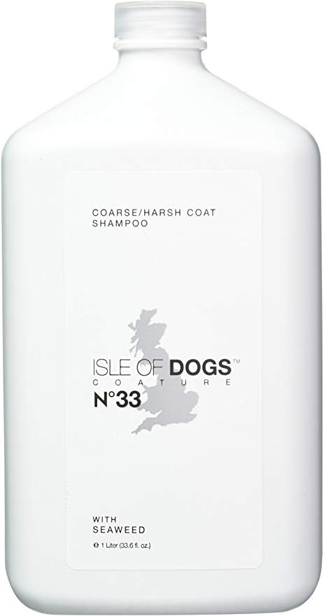 Isle of Dogs Coature No. 33 Coarse Coat Dog Shampoo for wire or crisp coats, 1 liter