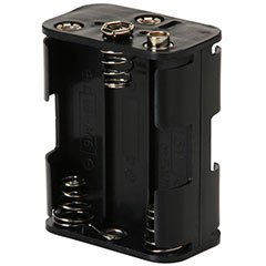 Philmore Battery Holder for (6) AA with Standard Snap Connector : BH363