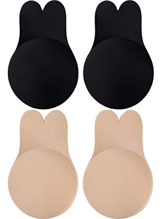 2 Pairs Women Lift Nipple Adhesive Covers Strapless Backless Bra Self-Adhesive Invisible Bra