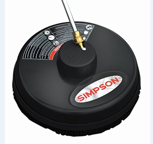 SIMPSON 80165, Rated Up to 3600 PSI Universal 15" Steel Surface Scrubber for Cold Water Pressure Washers, Plain