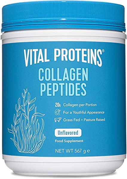 Collagen Powder Supplement Vital Proteins - 567g - Pasture-Raised, Grass-Fed, Unflavored