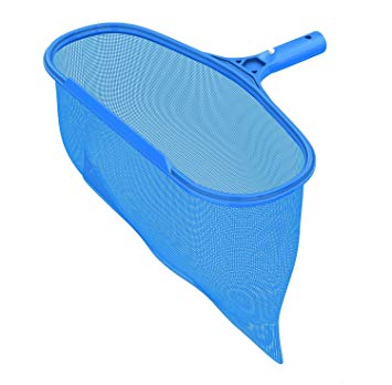 PoolSupplyTown Leaf Rake Skimmer Net with Deep Pocket for Removing Inground and Above Ground Pool and Spa Leaves & Debris