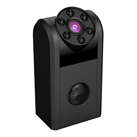 Conbrov® T11 720p HD Mini Spy Hidden Camera Night Vision Portable Covert Nanny Cam PIR Motion Activated Detection Video Recording Camcorder Max 1 Year Long Standby