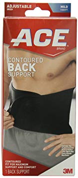 ACE Contoured Back Support, Mild Support