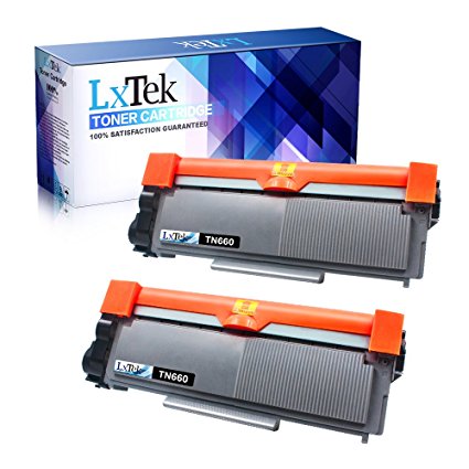 LxTek Compatible toner Cartridge Replacement for Brother TN660 TN-660 TN630 TN-630 (2 Black) for Brother Laser printers MFC-L2700DW MFC-L2740DW DCP-L2540DW HL-L2380DW HL-L2340DW HL-L2300DW HL-L2320DW