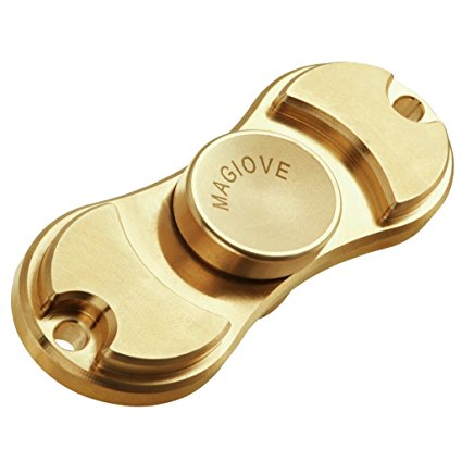 Fidget Spinner Toy Stress Reducer High Speed Pure Brass Metal, Perfect for Killing Time, Relieving Stress, ADHD, Anxiety.