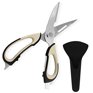 7 in 1 Multifunction Scissors,Can Open Bottle,Can,Shellfish,Peel Fruits & Vegetable,Easy Use,Chef's Kitchen Tool