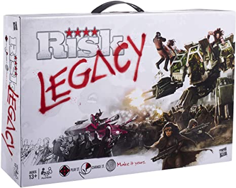 Hasbro Gaming Avalon Hill Risk Legacy Strategy Tabletop Game, Immersive Narrative Game, Miniature Board Game for Ages 13 and Up, for 3-5 Players