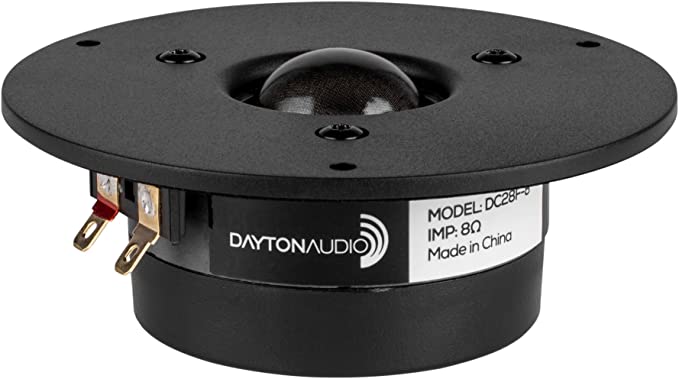 Dayton Audio DC28F-8 1-1/8" Silk Dome Tweeter