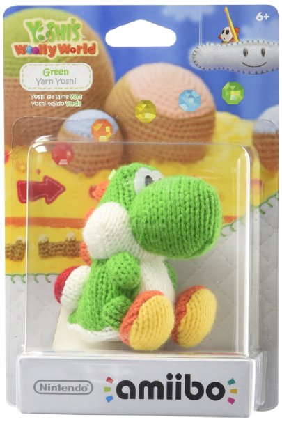 Green Yarn Yoshi amiibo (Yoshi's Woolly World Series)