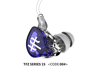 TFZ SERIES 1S Dynamic Dual Chamber HiFi Silver-Plated Cable In-Ear Earphones (Purple)