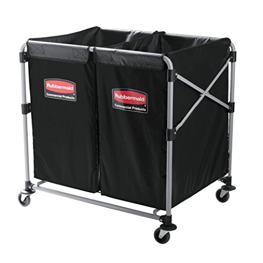 Rubbermaid Commercial Executive Series Collapsible X-Cart, 2 to 4 Bushel (1881781)