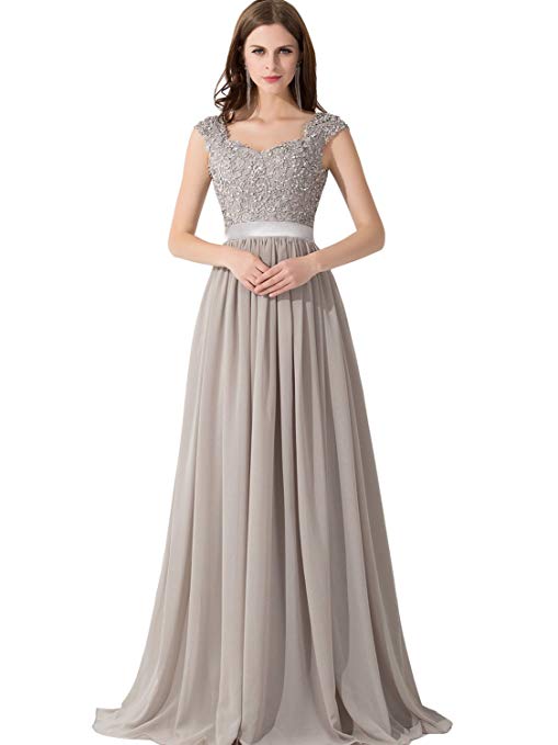 Babyonlinedress Babyonline Lace Backless Long Formal Evening Prom Dresses for Wedding Party