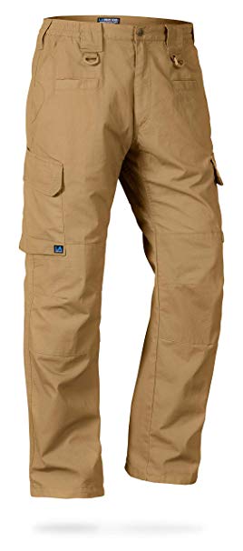 LA Police Gear Men's Operator Tactical Pant with Elastic Waistband