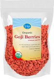 Viva Labs 1 Premium Himalayan Organic Goji Berries Noticeably Larger and Juicier 1lb bag