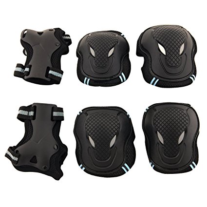 YIMAN Safety Protective Gear S,M,L Size Keen,Elbow,Wrist 6pcs Set Protective Pads