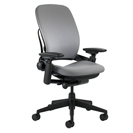 Steelcase Leap Chair, Grey Fabric