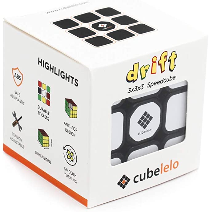Cubelelo Drift 3x3 Black Speed Cube Magic Puzzle Toy